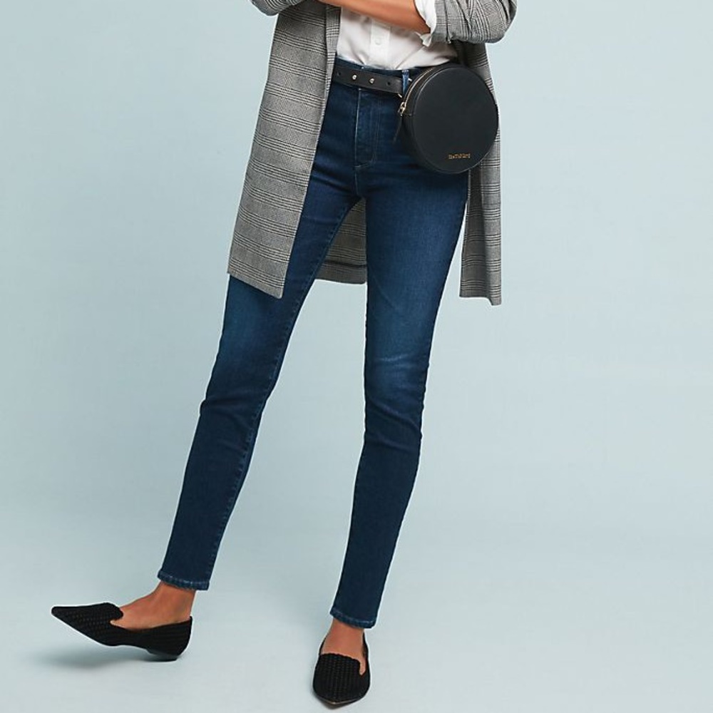 AG- The STEVIE- SZ 27- Slim Straight Dark Jeans-from REVOLVE